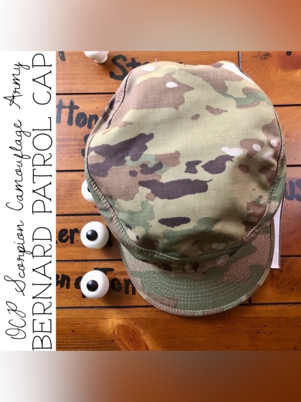 New! Bernard Army Camouflage Patrol Cap